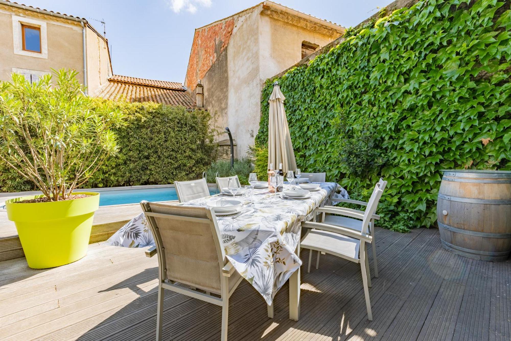 Maison De Vacances 8 A 15 Pers A Proximite Du Canal Du Midi Sallèles-dʼAude Exteriör bild